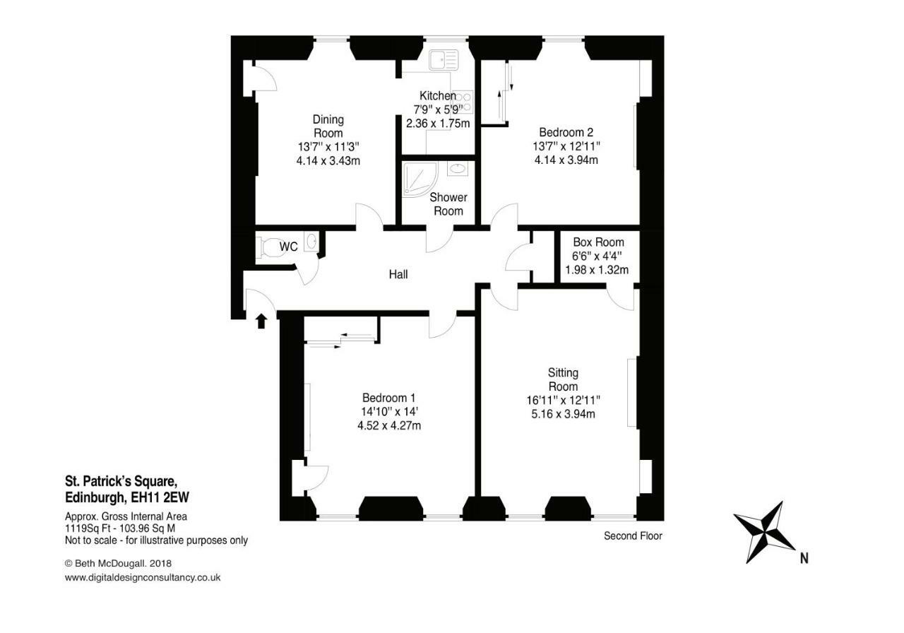 אדינבורו The St Patrick Square Residence מראה חיצוני תמונה